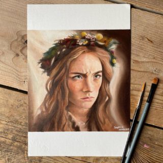 Oil Painting 
Of Saoirse Ronan as Jo March in Little Women
•
 :)

•
#oilpainting #littlewomen #art #saoriseronan #painting
