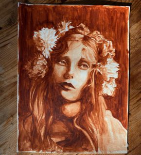 ❁ watercolor portrait painting ❁
•
A3 watercolor paper.
•
🥀 #watercolor #burntsienna #portrait #watercolorportrait #watercolorpainting #painting #vangoghwatercolor