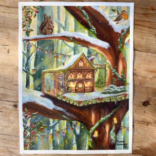 ☆ Kerstkaart 2022 ☆

Het kerstkaartje van dit jaar is weer af en te koop! Dit jaar zijn de kaarten dubbelgevouwen, dus dubbel zoveel plek voor kerst en nieuwjaarswensen voor je vrienden en familie❤️✨. Je kan de kaarten bij mij bestellen via een DM / berichtje 😁💌
4 kaarten met enveloppen voor €5,- of 
10 kaarten met enveloppen voor €10,- .
•
De originele schildering is geschilderd met olieverf🎨. 
•
#kerst #christmas #kerstkaart #christmascard #cozycabin #treehouse #kerstmis #christmastime #kaartjes  #winterwonderland #ilustration #painting #oilpainting #schilderij