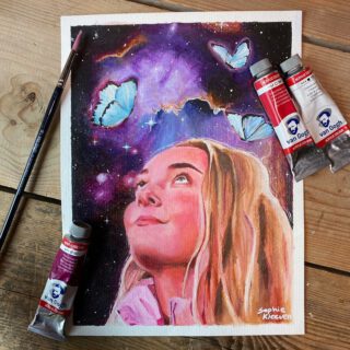 ✨🦋✨the universe✨🦋✨
•
Please tag @itslucawhitaker i hope you like it!💕
I made this with acrylic paint🖌
•
•
•
•
•
•
•
•
 #drawing #universe #lucawhitaker 
#acrylicpaint #acrylicpainting #painting #lucawhitakerart #artwork #emiliefeatures